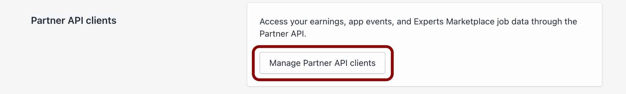 partner API clients